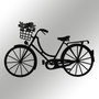 Wallity Bike Accesorio decorativo de pared de metal Negro